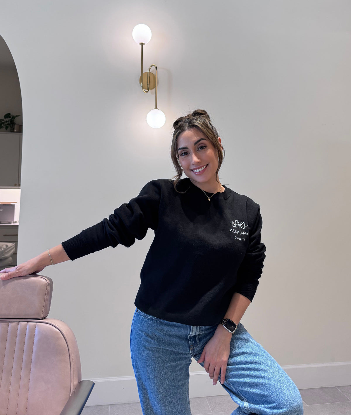 Black Crewneck Sweatshirt